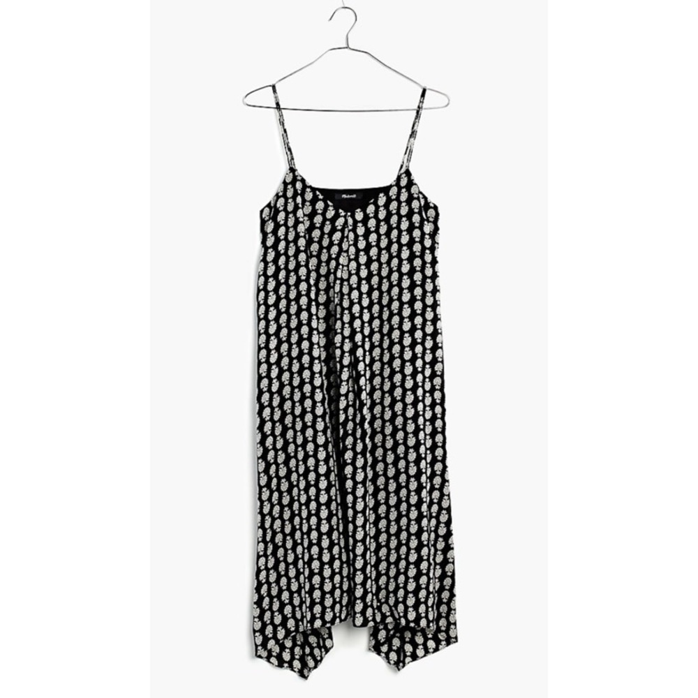 Madewell Black and White Printed Mini Dress - Picture 1 of 9